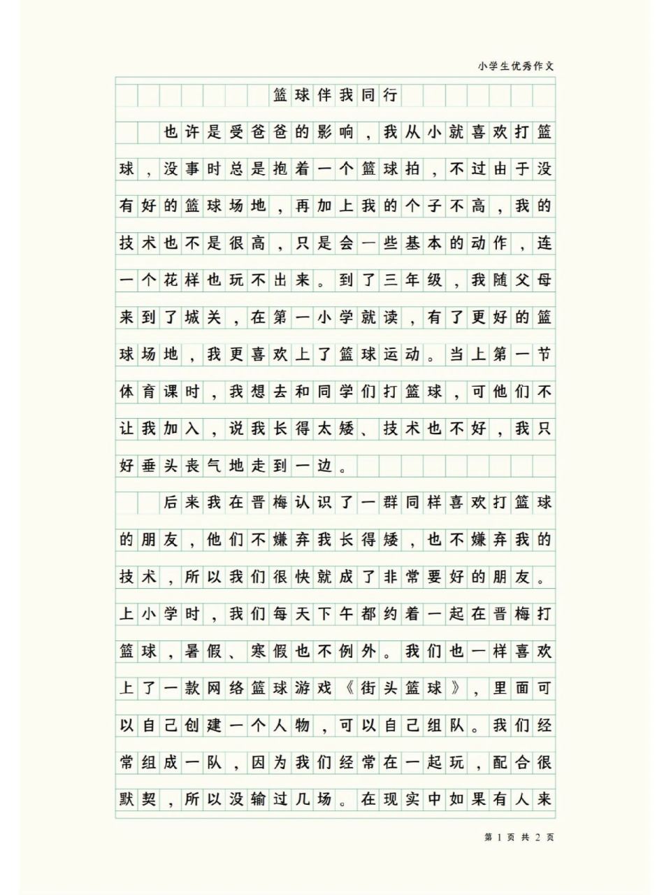 篮球训练看法和建议作文